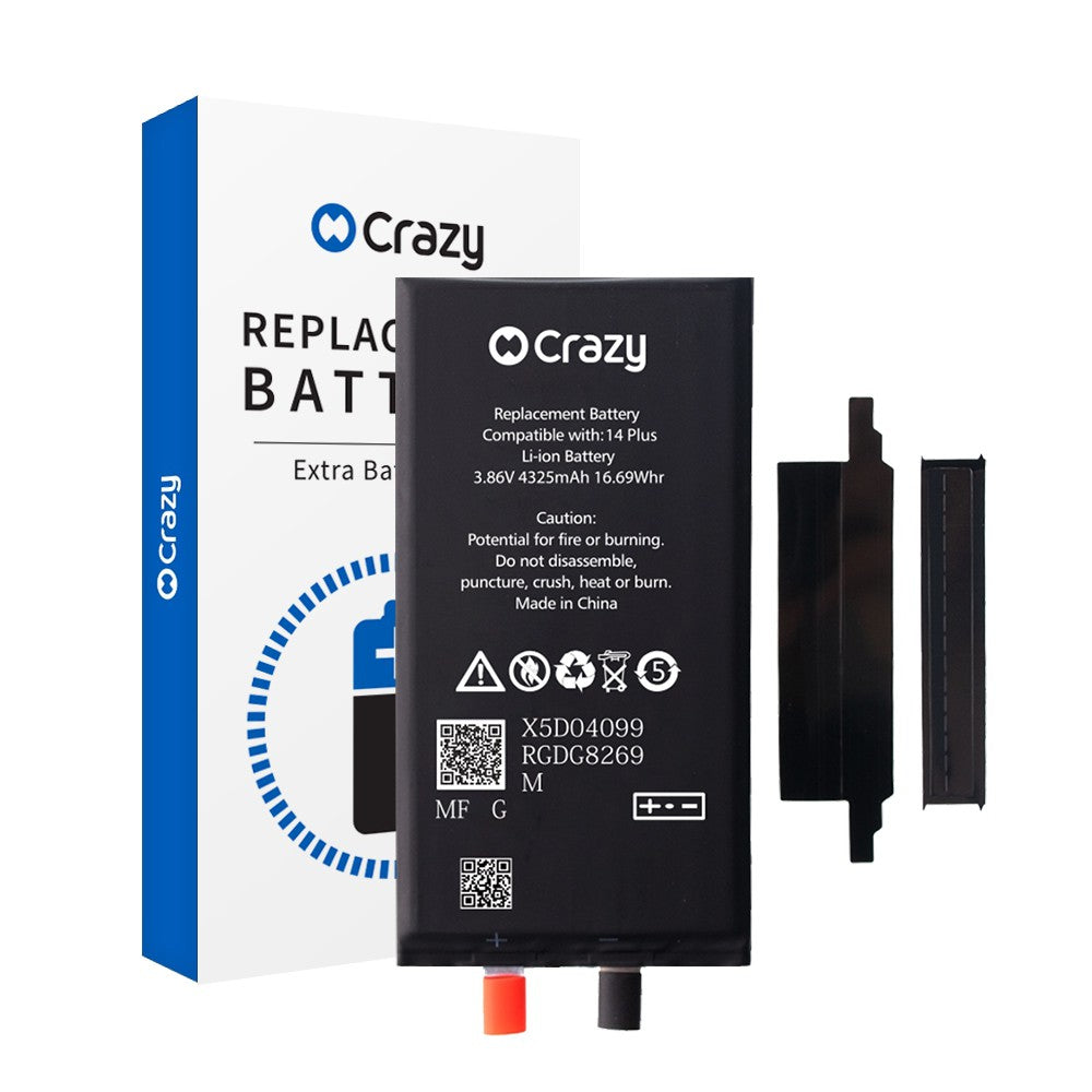 iPhone 14 Plus Replacement Battery Core with Adhesive Strips 4325mAh