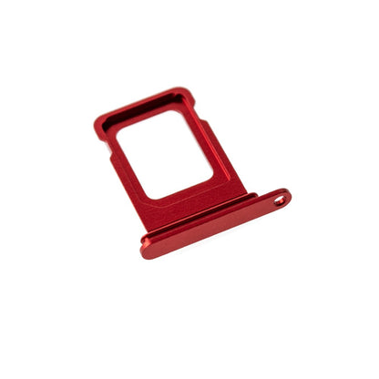 Single SIM Card Tray and Side Button for iPhone 14 / 14 Plus-Red