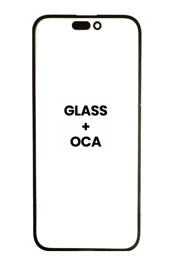 Front Screen Outer Glass With OCA for iPhone 14 Pro Max