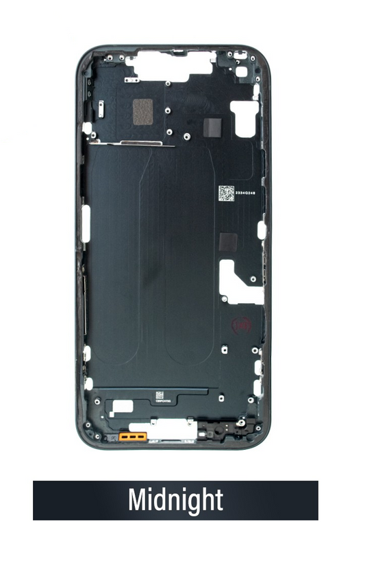 Chassis Mid Frame Cover Replacement Assembly for iPhone 14 Plus-Midnight (CHINA VERSION)