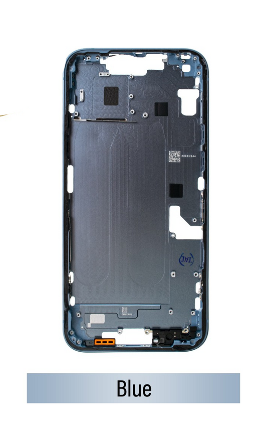 Chassis Mid Frame Cover Replacement Assembly for iPhone 14 Plus-Blue