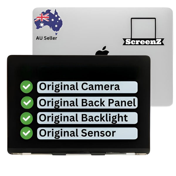 Macbook Air 13" A2179 (Early 2020) Complete Screen Replacement (Silver)