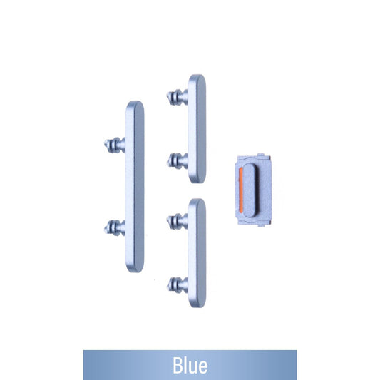 Power & Volume Button Set for iPhone 14 / 14 Plus-Blue