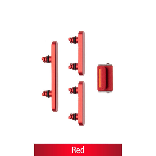 Power & Volume Button Set for iPhone 14 / 14 Plus-Red