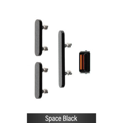 Power & Volume Button Set for iPhone 14 Pro / 14 Pro Max-Space Black