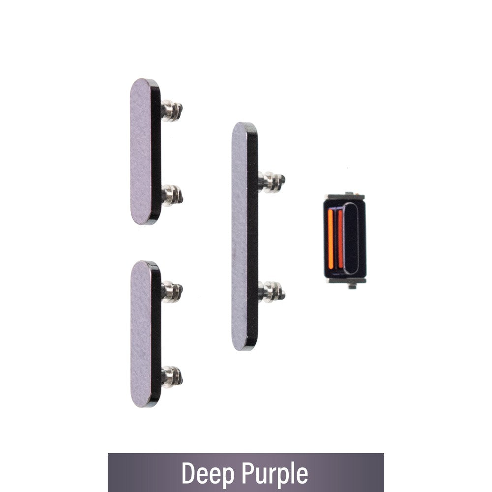 Power & Volume Button Set for iPhone 14 Pro / 14 Pro Max-Deep Purple