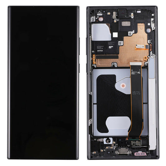 Samsung Note 20 Ultra  (Black) LCD Screen With Frame Replacement Complete Assembly