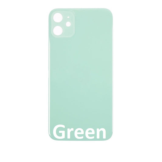 Rear Glass Replacement with Bigger Size Camera Hole Carving for iPhone 11 (Green)