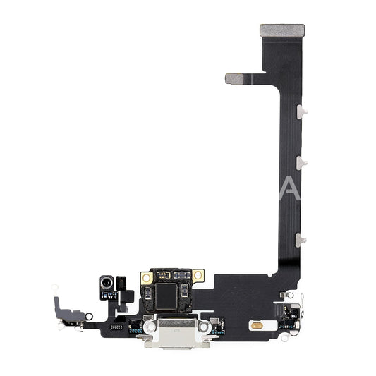 iPhone 11 Pro Max Replacement Part Charging Connector Assembly - Silver - (OEM)