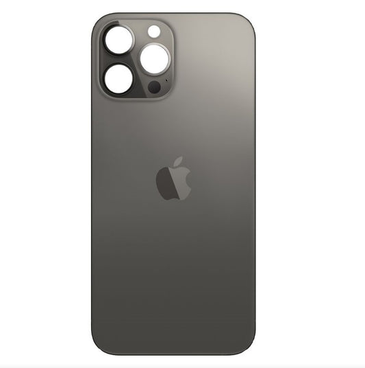 Rear Glass Replacement with Bigger Size Camera Hole Carving for iPhone 13 Pro (Graphite)