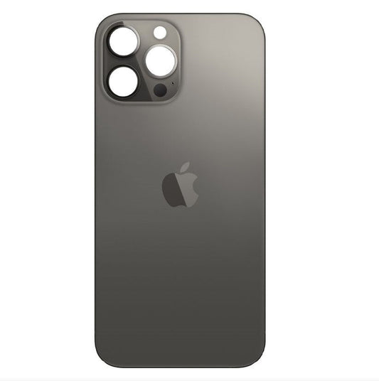 Rear Glass Replacement with Bigger Size Camera Hole Carving for iPhone 13 Pro Max (Graphite)
